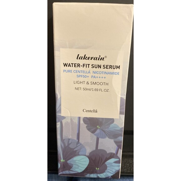 Centella Lakerain Water-Fit Sun Serum Light Smooth SPF 50 Exp 2028 Skin Protect - Picture 1 of 3